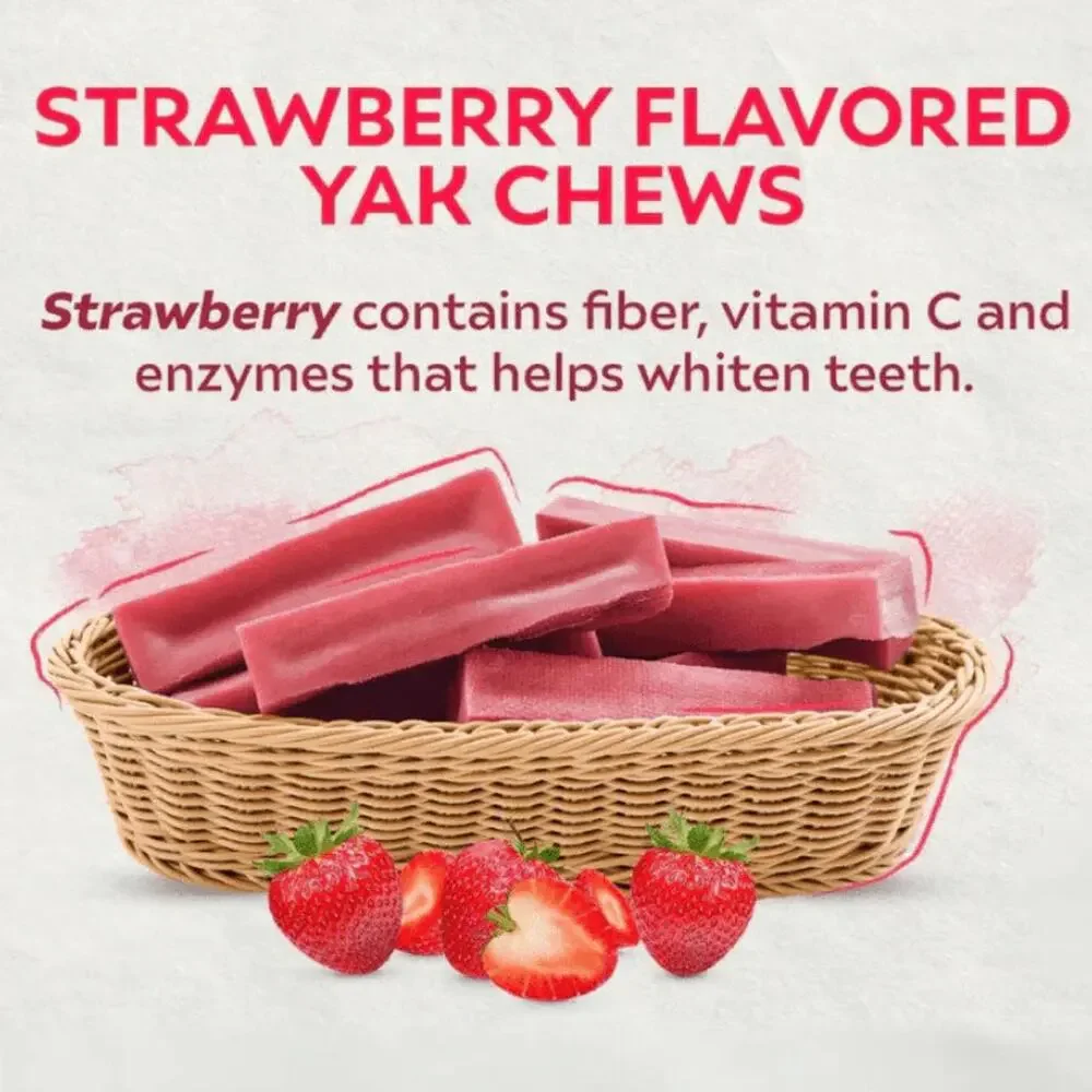 Yak Dog Chew Pack – 6 Flavor-Infused Sticks for SMALL DOGS <25 lb